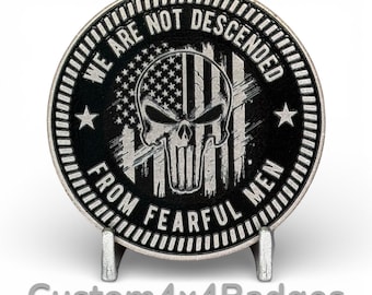 Fearful Men 4x4 - Metal Badge (21 Color Options)