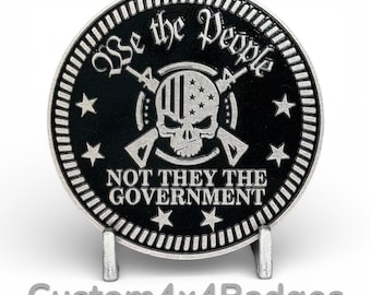 We The People - Metal Badge (21 Color Options)