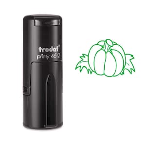 Sello de autoinscrito de calabaza