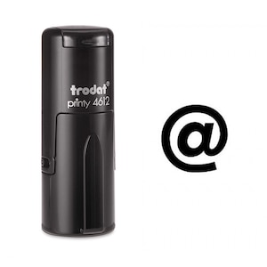 Contact @ Symbole Self Inking Stamp