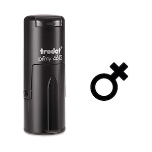Venus Gender Symbol Self Inking Stamp