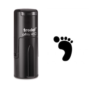 Baby Foot Print Self Inking Stamp