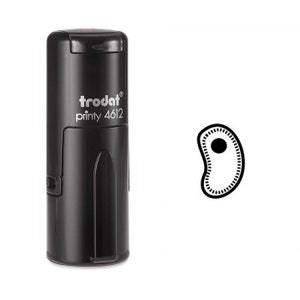 Einzelne Celled Microbe Self Tinte Stempel