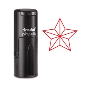 Ster Zelf inkt stempel