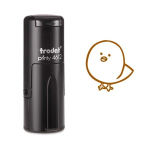 Sello de tinta auto de pollito