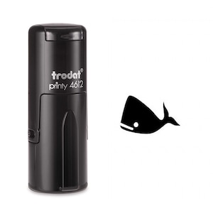 Walvis zelf inktstempel