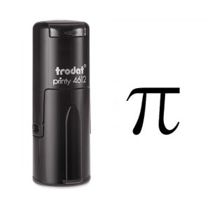 Pi Mathematical Symbol Self Inking Stamp