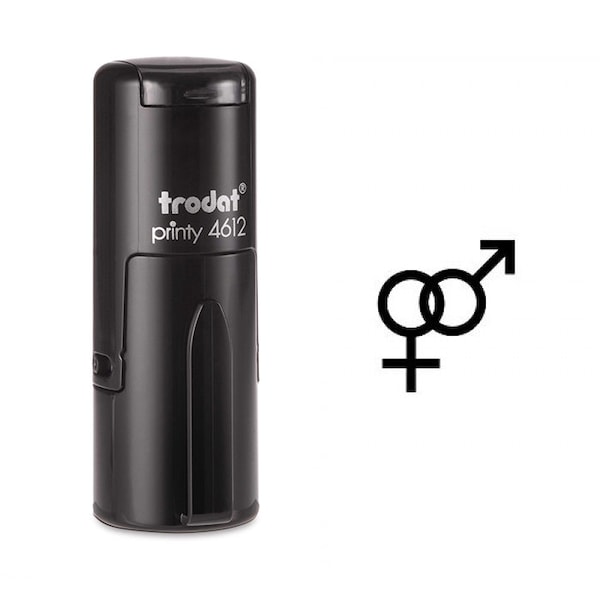 Venus and Mars Gender Symbol Self-Inking Stamp