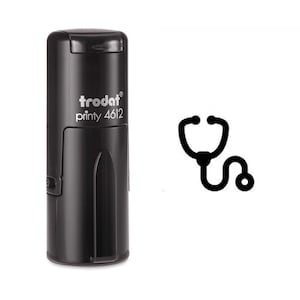 Timbre d’auto-encre d’appareil médical de stéthoscope