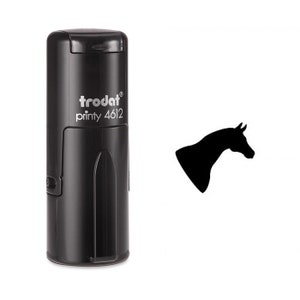Pferd Kopf selbst Tinte Stempel