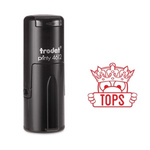 Timbre tops auto encre