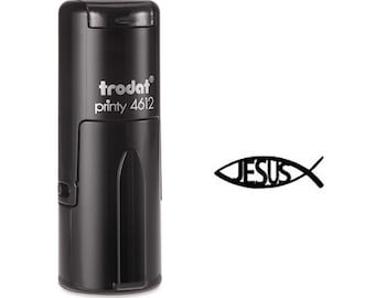 Jesus fisksymbol självbläckstämpel