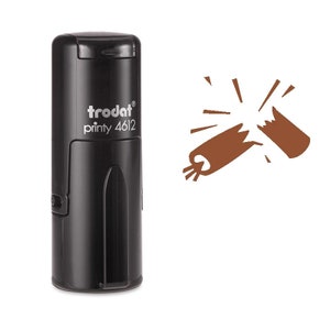Feuerwerkskörper Selbst Tinte Stempel