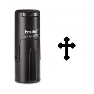 Stilisierte Cross Self-Inking Stempel