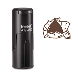 Sello de tinta automática de chocolate