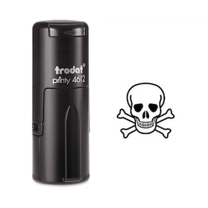 Tampon auto-encreur Poison Skull
