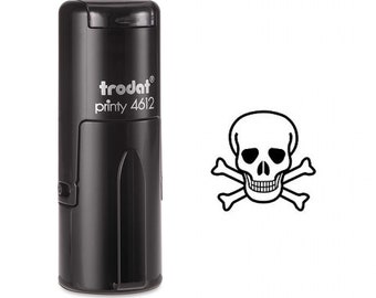 Poison Skull Self Inking Stamp