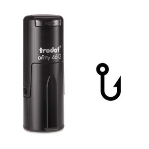 Fisch Haken selbst Tinte Stempel