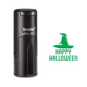 Timbre d’encre heureux d’Halloween auto