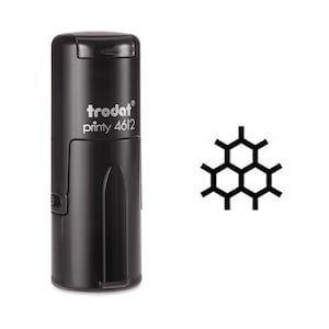 Chemische Anleihen Chemie Ikone Selbst Tinte Stempel