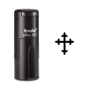 Religiöse Kreuz Selbst Tinte Stempel
