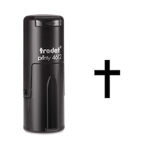 Einfache Kreuz Selbst Tinte Stempel