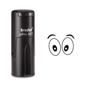 Augen Selbstfarbstempel