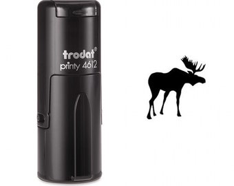 Moose Self Inking Stamp