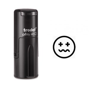 Sick Face Emoji Self Inking Stamp