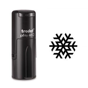 Timbro autoinchiostrante fiocco di neve stellato