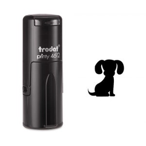 Timbre d’auto-encrage de chiot de chien