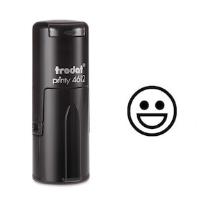 Sello de autotinta de la cara feliz