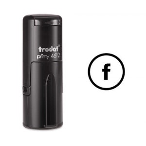 Facebook Icono Autointinta Sello