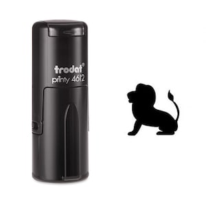 Timbre d’auto-encrage de roi de lion