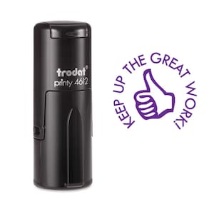 Halten Sie die große Arbeit Selbst Tinte Stempel