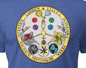 V.I.T.R.I.O.L. ALCHEMY EMBLEM of Basil Valentine - Unisex T-Shirt