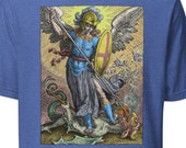 FALL of REBEL ANGELS to Archangel Michael - Colorful Unisex T-Shirt