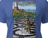 FOLLOWING A SOUL's LABYRINTH - 1690ed Pia Desideria - Colorful Unisex T-Shirt