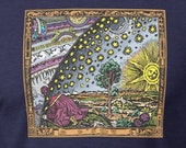 VISION Of EZEKIEL Flammarion's 1888ed Engraving - Colorful Unisex T-Shirt