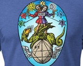 The REBIS - ALCHEMICAL ANDROGYNY 1613 Emblem - Colorful Unisex T-Shirt