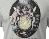 FREE MASONS At WORK Colored 1788 Engraving ~ Unisex T-Shirt