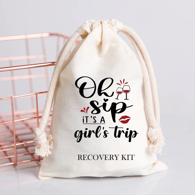Set of 10/20/50/100 Girls Trip Survival Kit Bags Girls Trip | Etsy