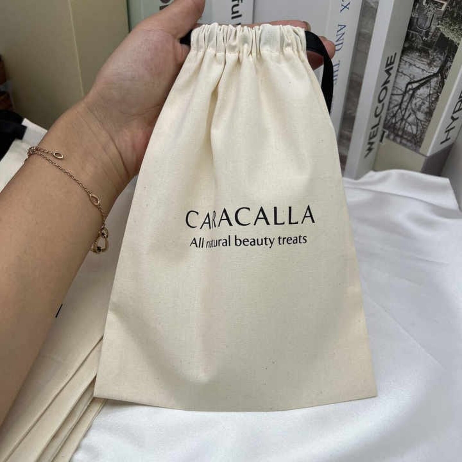 Custom Logo Cotton Muslin Pouch, Personalized Wedding Favor Bag - Etsy