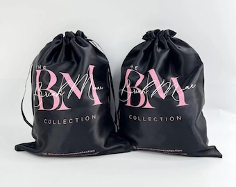 Satin Drawstring Favor Bags – Custom Jewelry Packaging, Wedding Gift