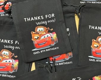 Race Car Birthday Favor Bag – Personalized Goodie Bag
