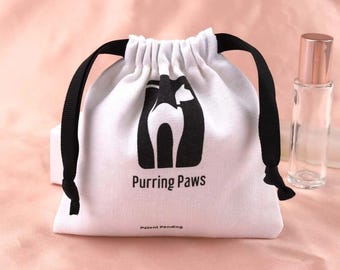 Custom Logo Cotton Muslin Favor Bags: Personalized Jewelry Packaging