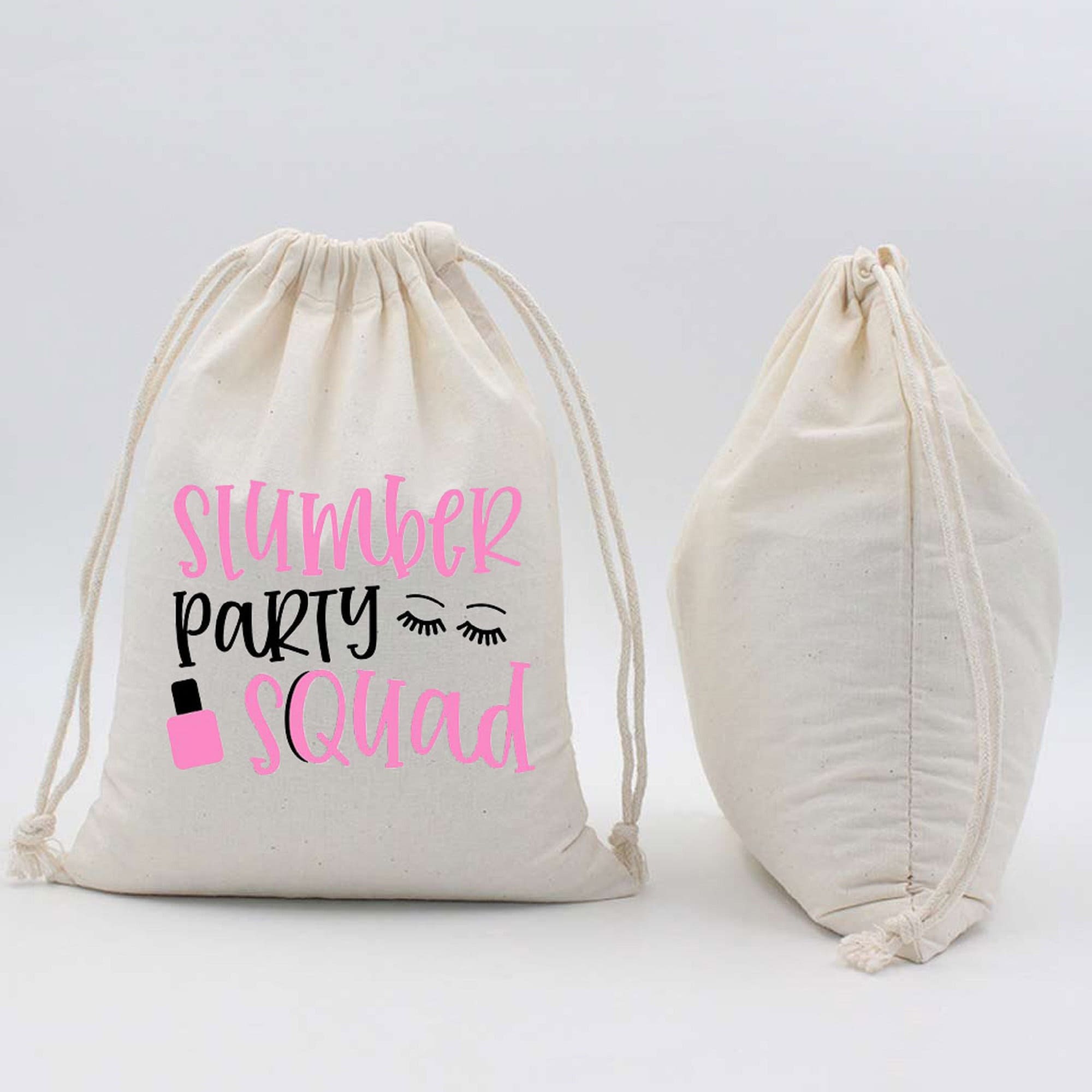 Set of 10 Slumber bags Slumber party Goodie bag Sleepover Etsy