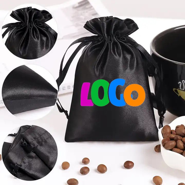 6m0059b1n エッセンシャルスクイーズ EssentialSqueeze Set of 20,50,100 Sets of Black Satin Bags,white Satin Bag
