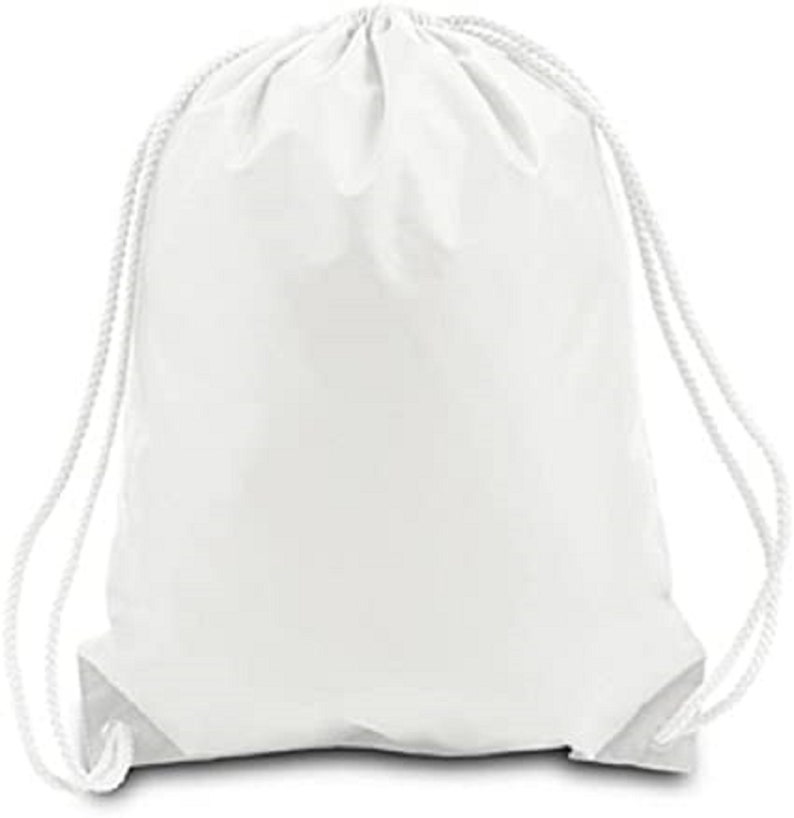 Custom Backpacks! Set of 5 String Bag in Natural Cotton,Cotton Backpacks,custom cotton backpacks,Black and white Backpacks,Cotton Backpacks