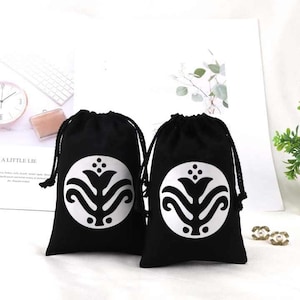 100 sacs à cordon en coton noir, petit sac en coton, sacs personnalisés avec logo noir, sacs cadeaux, pochette avec logo, sac à bijoux, sacs pour pièces de monnaie, taille personnalisée